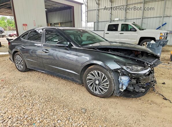 KMHL54JJ9PA078564 2023 HYUNDAI SONATA Угольный Передняя правая четверть