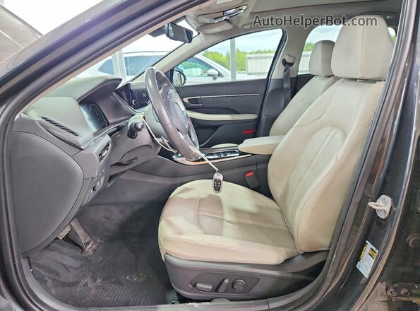 KMHL54JJ9PA078564 2023 HYUNDAI SONATA Угольный Вид салона спереди