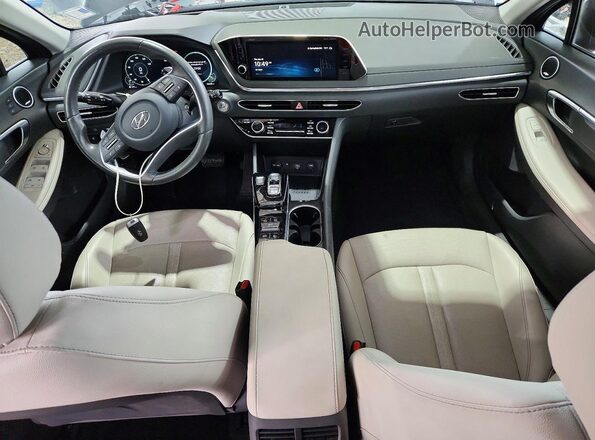 KMHL54JJ9PA078564 2023 HYUNDAI SONATA Угольный Вид панели приборов