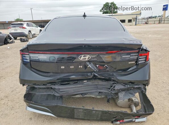 KMHL54JJXSA112651 2025 HYUNDAI SONATA Black Вид ззаду
