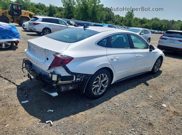 KMHL64JA0MA164550 2021 HYUNDAI SONATA White უკანა მარჯვენა