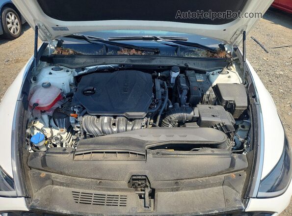 KMHL64JA0MA164550 2021 HYUNDAI SONATA White უკანა სალონის ხედი