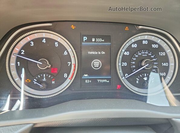 KMHL64JA0PA287818 2023 HYUNDAI SONATA White Սարքավորումների վահանակի տեսք