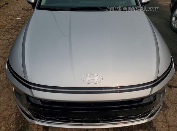 KMHL64JA0SA452162 2025 HYUNDAI SONATA Silver Вид задньої частини салону