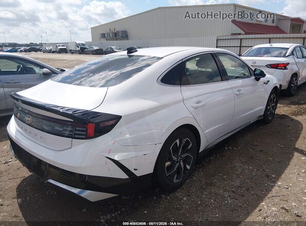 KMHL64JA0SA468071 2025 HYUNDAI SONATA White Задня права чверть