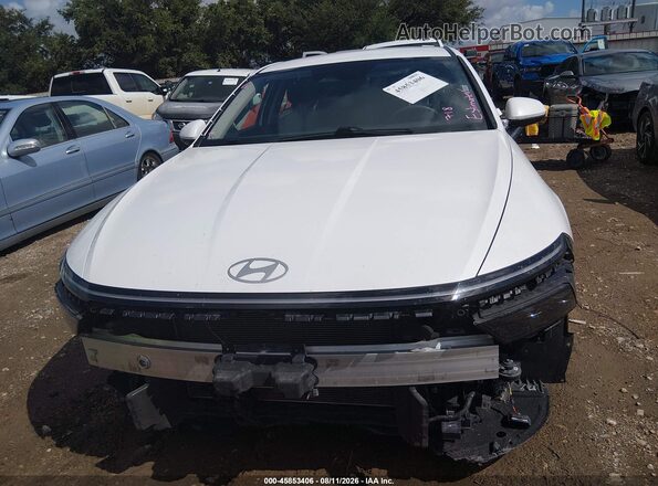 KMHL64JA0SA468071 2025 HYUNDAI SONATA White Вид задньої частини салону