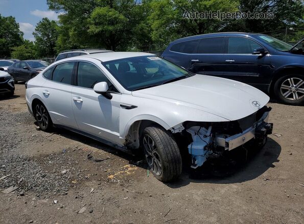 KMHL64JA0SA480382 2025 HYUNDAI SONATA White Передня права чверть