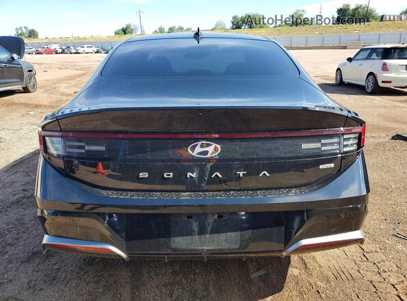 KMHL64JA1SA433197 2025 HYUNDAI SONATA Black უკანა ხედი