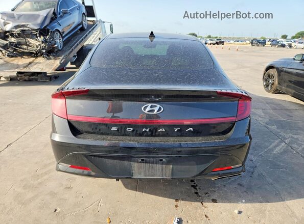 KMHL64JA2MA147457 2021 HYUNDAI SONATA Black Вид ззаду