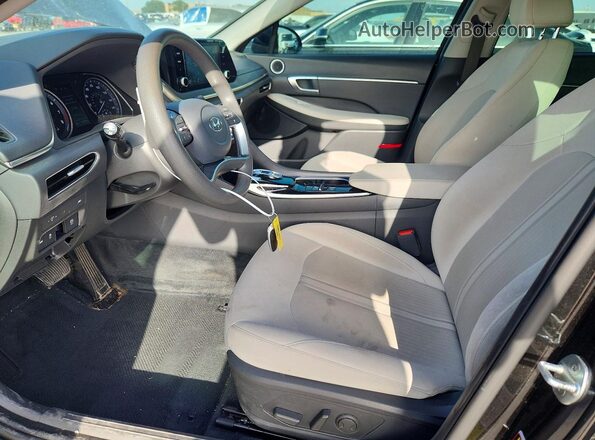 KMHL64JA2MA147457 2021 HYUNDAI SONATA Black Вид салону спереду