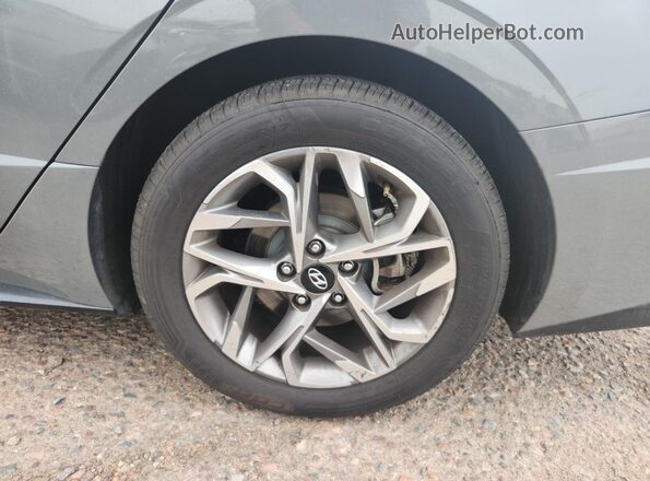 KMHL64JA2MA164176 2021 HYUNDAI SONATA Серый Вид наклейки с VIN-кодом