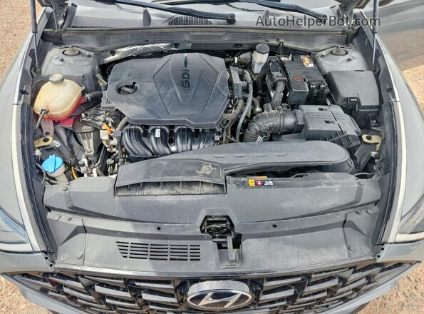 KMHL64JA2MA164176 2021 HYUNDAI SONATA Серый Вид задней части салона