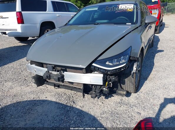 KMHL64JA2NA243445 2022 HYUNDAI SONATA Gray Widok z przodu