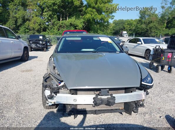 KMHL64JA2NA243445 2022 HYUNDAI SONATA Gray Widok wnętrza z tyłu