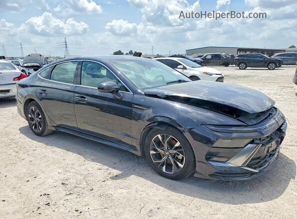 KMHL64JA2RA376857 2024 HYUNDAI SONATA Black Передня права чверть