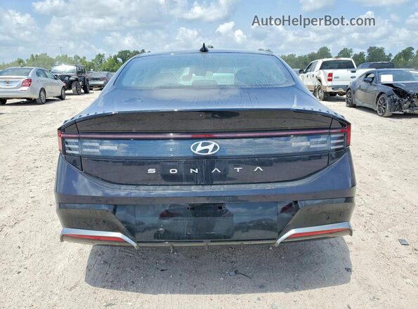 KMHL64JA2RA376857 2024 HYUNDAI SONATA Black Вид ззаду