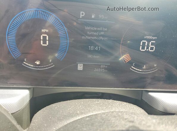 KMHL64JA3RA366144 2024 HYUNDAI SONATA Gray Вид щитка приладів