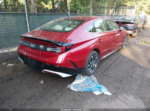 KMHL64JA3SA437333 2025 HYUNDAI SONATA (U.S.) Red Trasero derecho