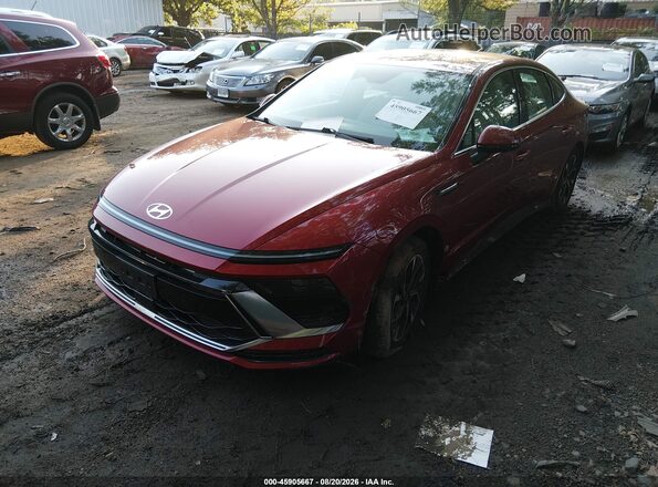KMHL64JA3SA437333 2025 HYUNDAI SONATA (U.S.) Red Vista tres cuartos delantera izquierda