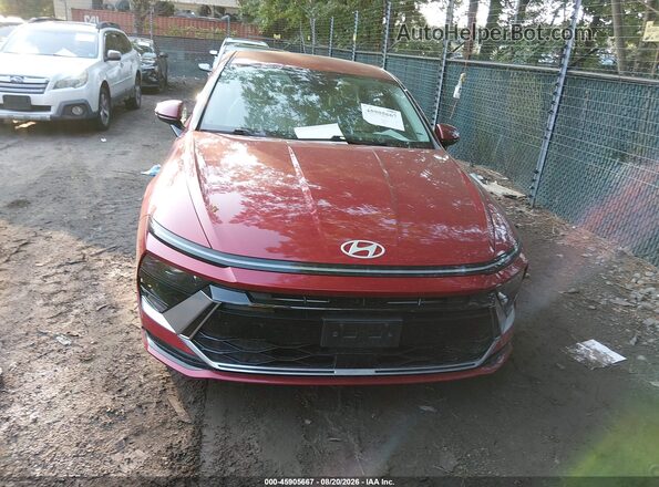 KMHL64JA3SA437333 2025 HYUNDAI SONATA (U.S.) Red Vista del cuadro de instrumentos