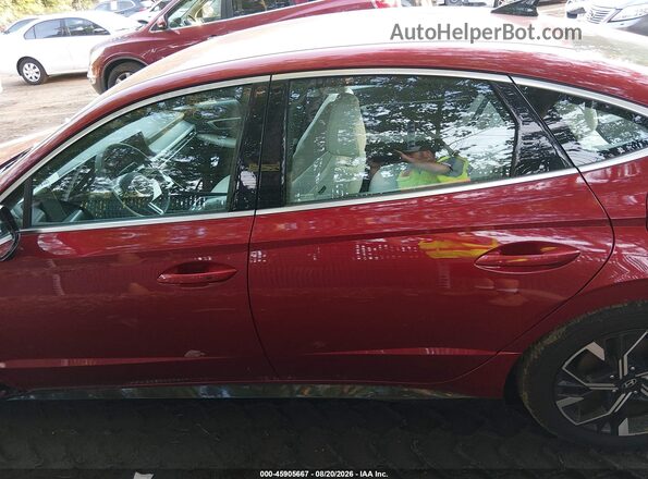 KMHL64JA3SA437333 2025 HYUNDAI SONATA (U.S.) Red Vista interior de 360 grados