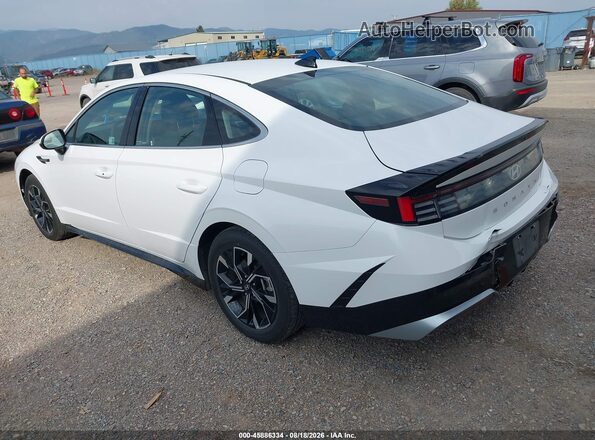 KMHL64JA3SA437493 2025 HYUNDAI SONATA White Rear left