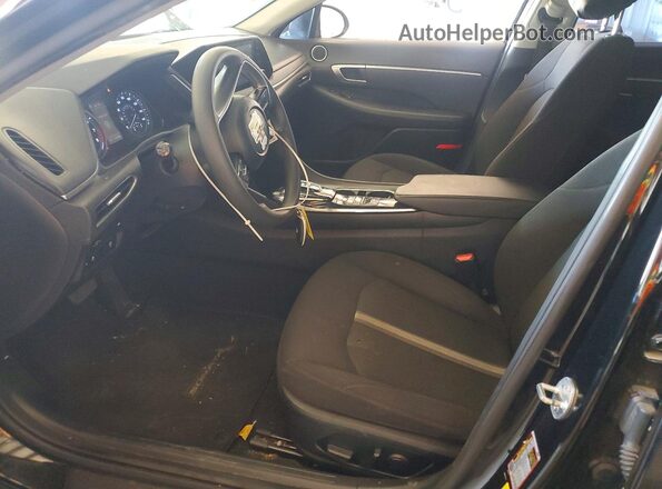 KMHL64JA4MA145029 2021 HYUNDAI SONATA Black Widok wnętrza z przodu