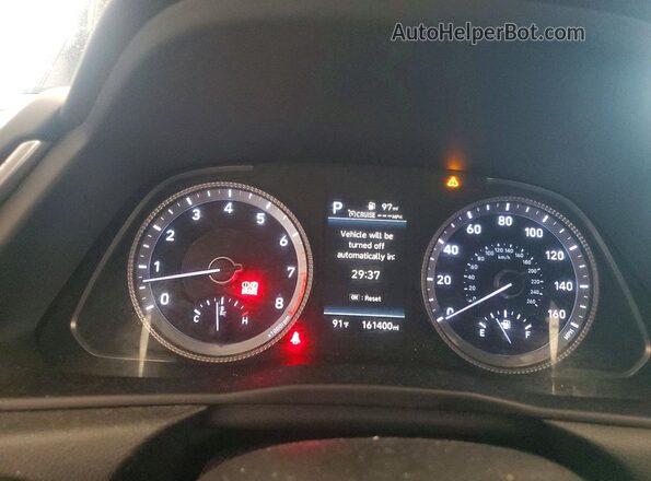KMHL64JA4MA145029 2021 HYUNDAI SONATA Black Widok zestawu wskaźników