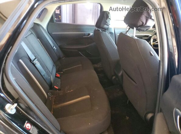 KMHL64JA4MA145029 2021 HYUNDAI SONATA Black Widok tylnych siedzeń