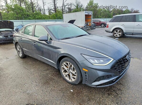 KMHL64JA4MA165569 2021 HYUNDAI SONATA Gray Delantero derecho