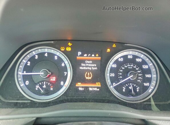 KMHL64JA5PA281139 2023 HYUNDAI SONATA Серебряный Вид щитка приборов