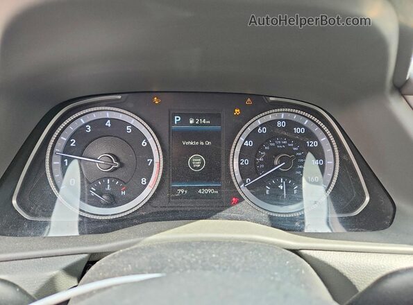 KMHL64JA5PA346166 2023 HYUNDAI SONATA Black Вид щитка приладів