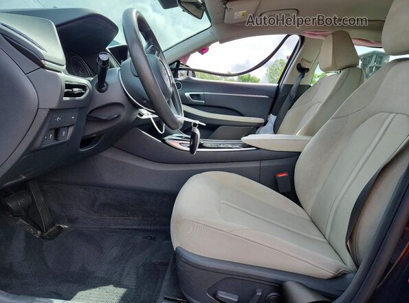 KMHL64JA5PA346166 2023 HYUNDAI SONATA Black Вид салону спереду