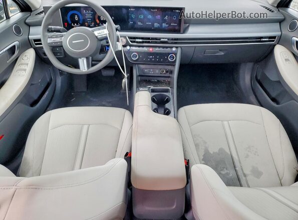 KMHL64JA5SA428293 2025 HYUNDAI SONATA Black წინა პანელის ხედი