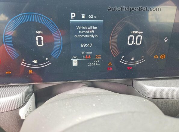 KMHL64JA5SA428293 2025 HYUNDAI SONATA Black ხელსაწყოთა პანელის ხედი