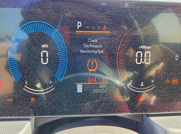 KMHL64JA5SA443280 2025 HYUNDAI SONATA Blue Vista del cuadro de instrumentos