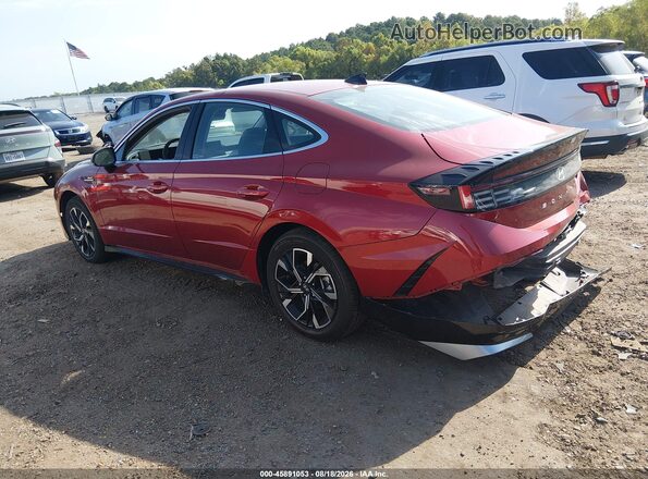 KMHL64JA5SA463500 2025 HYUNDAI SONATA Red Rear left