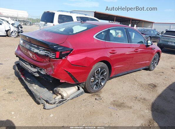 KMHL64JA5SA463500 2025 HYUNDAI SONATA Red Rear right