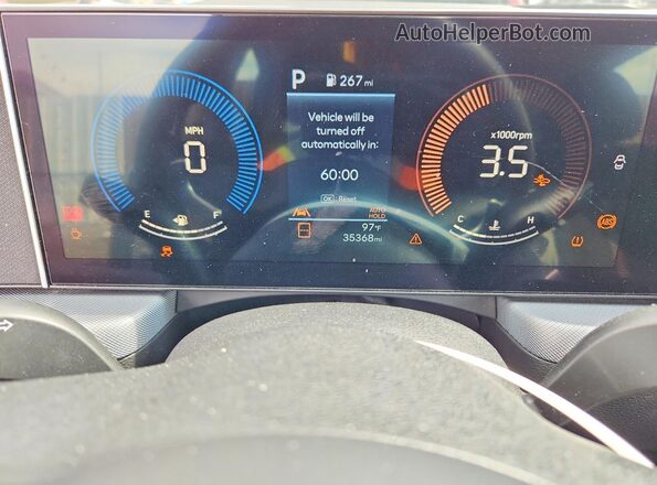 KMHL64JA5SA474285 2025 HYUNDAI SONATA Silver Սարքավորումների վահանակի տեսք