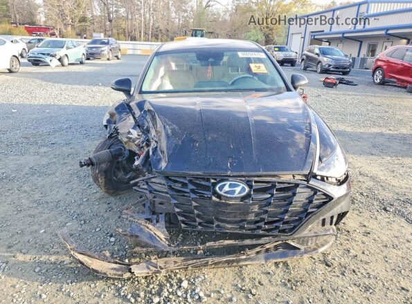 KMHL64JA6MA143041 2021 HYUNDAI SONATA Black Вид спереду
