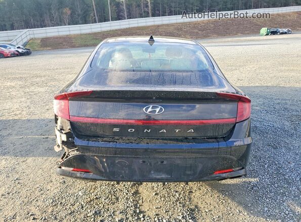 KMHL64JA6MA143041 2021 HYUNDAI SONATA Black Вид ззаду