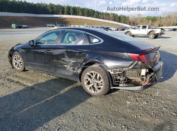 KMHL64JA6MA143041 2021 HYUNDAI SONATA Black Задня ліва чверть