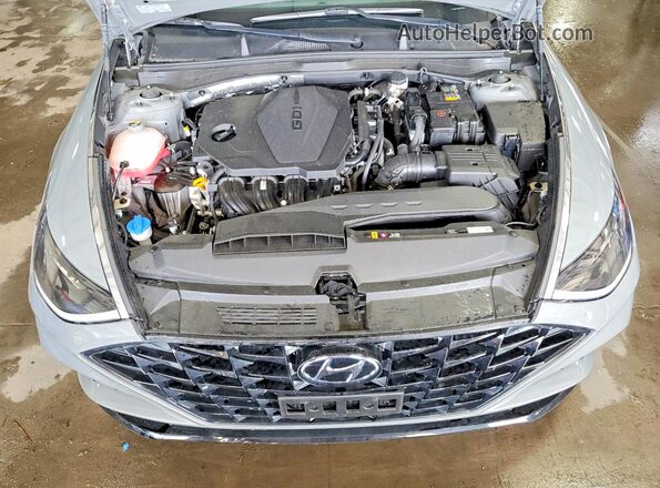 KMHL64JA6PA292604 2023 HYUNDAI SONATA Gray Widok wnętrza z tyłu