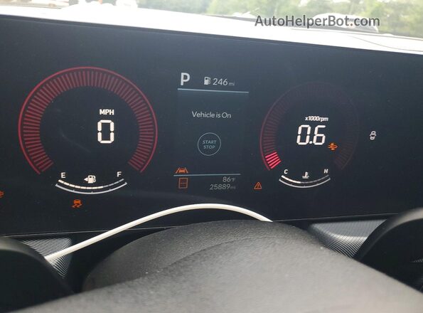 KMHL64JA6RA382127 2024 HYUNDAI SONATA Белый Вид щитка приборов