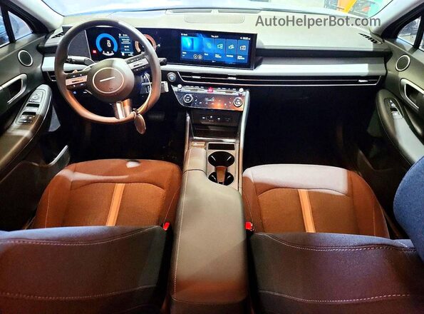 KMHL64JA6RA398683 2024 HYUNDAI SONATA Silver წინა პანელის ხედი