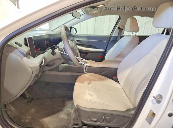 KMHL64JA6SA462484 2025 HYUNDAI SONATA White Widok wnętrza z przodu