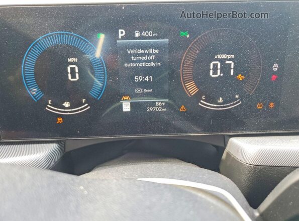 KMHL64JA6SA477535 2025 HYUNDAI SONATA Silver ხელსაწყოთა პანელის ხედი