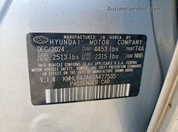 KMHL64JA6SA477535 2025 HYUNDAI SONATA Silver ძრავის განყოფილების ხედი