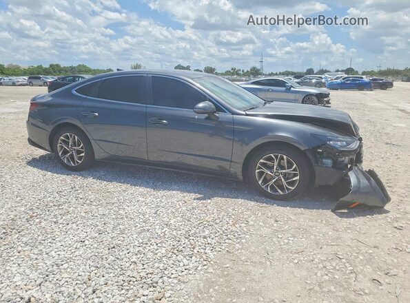 KMHL64JA8MA145938 2021 HYUNDAI SONATA Черный Передняя правая четверть