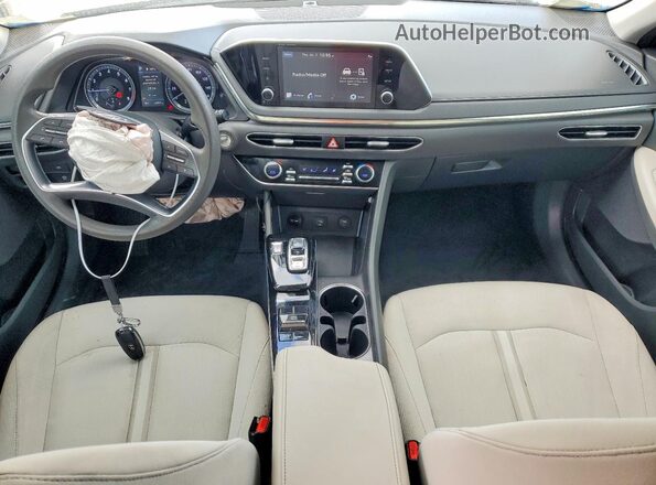 KMHL64JA8MA145938 2021 HYUNDAI SONATA Черный Вид панели приборов